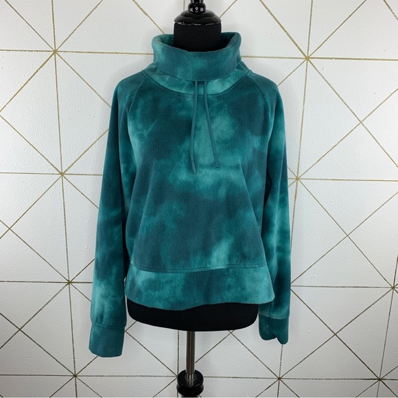 Old Navy Go Warm Tie Dye Tunnel Neck Terry Sweatshirt Size Medium
